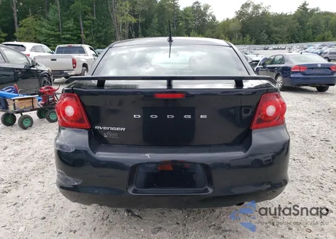 2012 Dodge Avenger Sxt z USA, uszkodzony, nr VIN 1C3CDZEG0CN133686